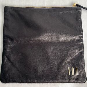 Rare Heritage Piece: Original Clare Vivier Calf Hair & Leather Foldover Clutch